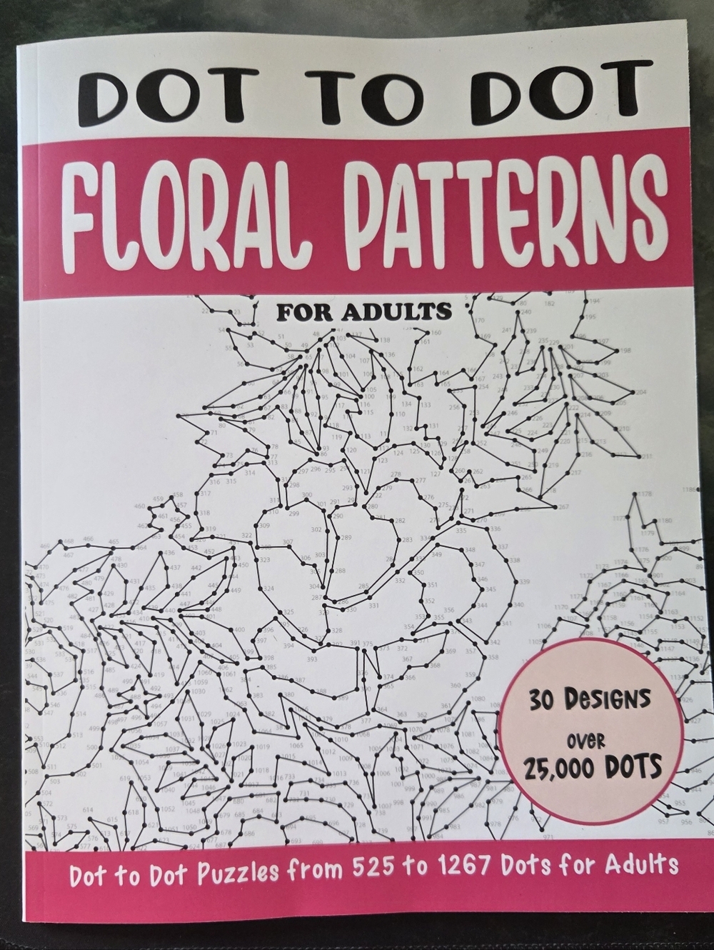 Dot to Dot Floral Patterns Book